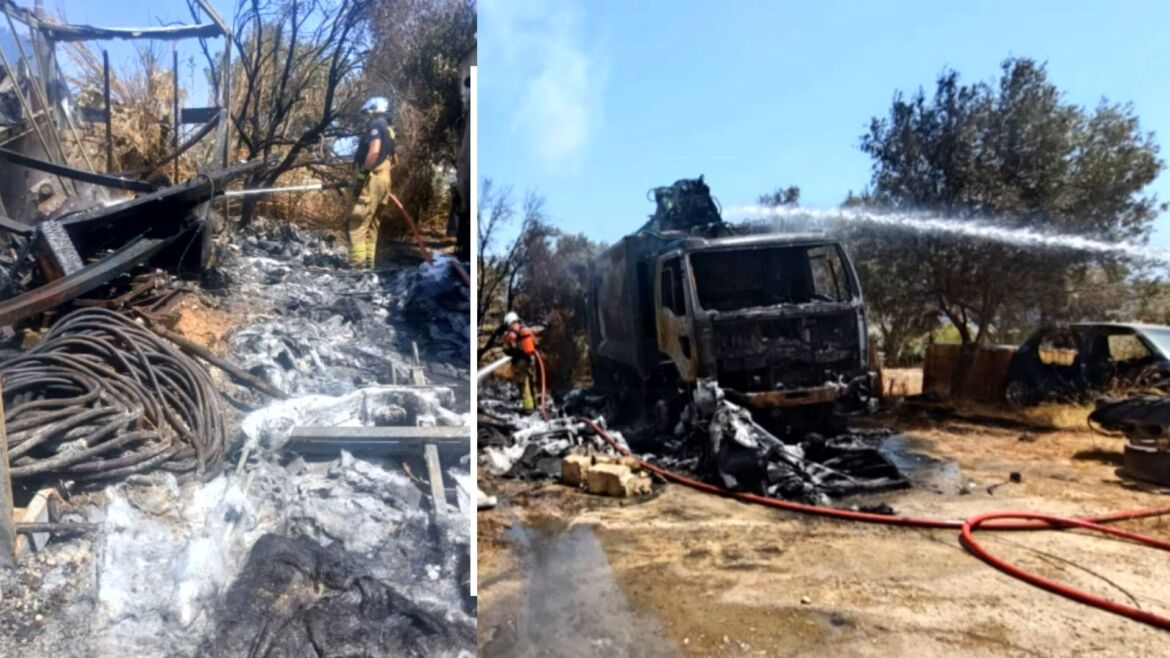 birzebbuga fire rubbish truck