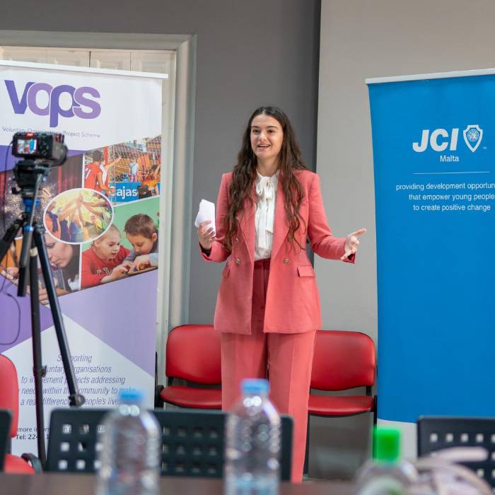 Chloe Cauchi Wins The JCI Malta Public Speaking Competition