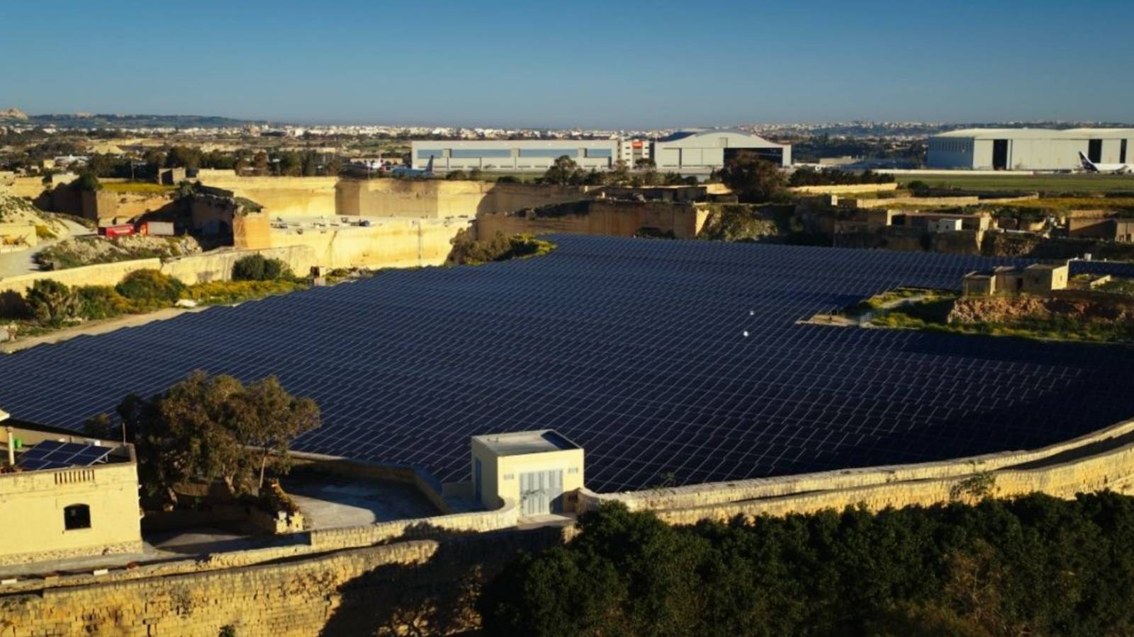 Melita completes 24,000 square metre solar farm in Mqabba quarry