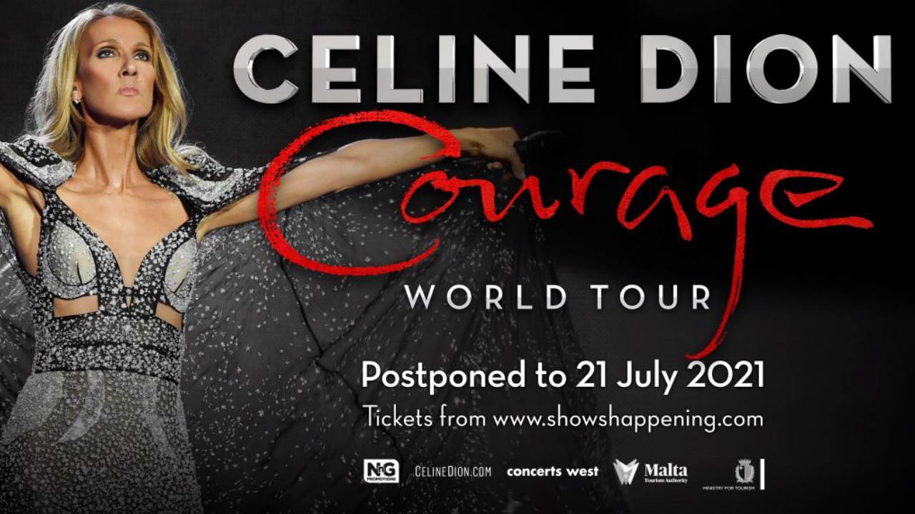 Celine Dion 'Courage World Tour' concert in Malta ...