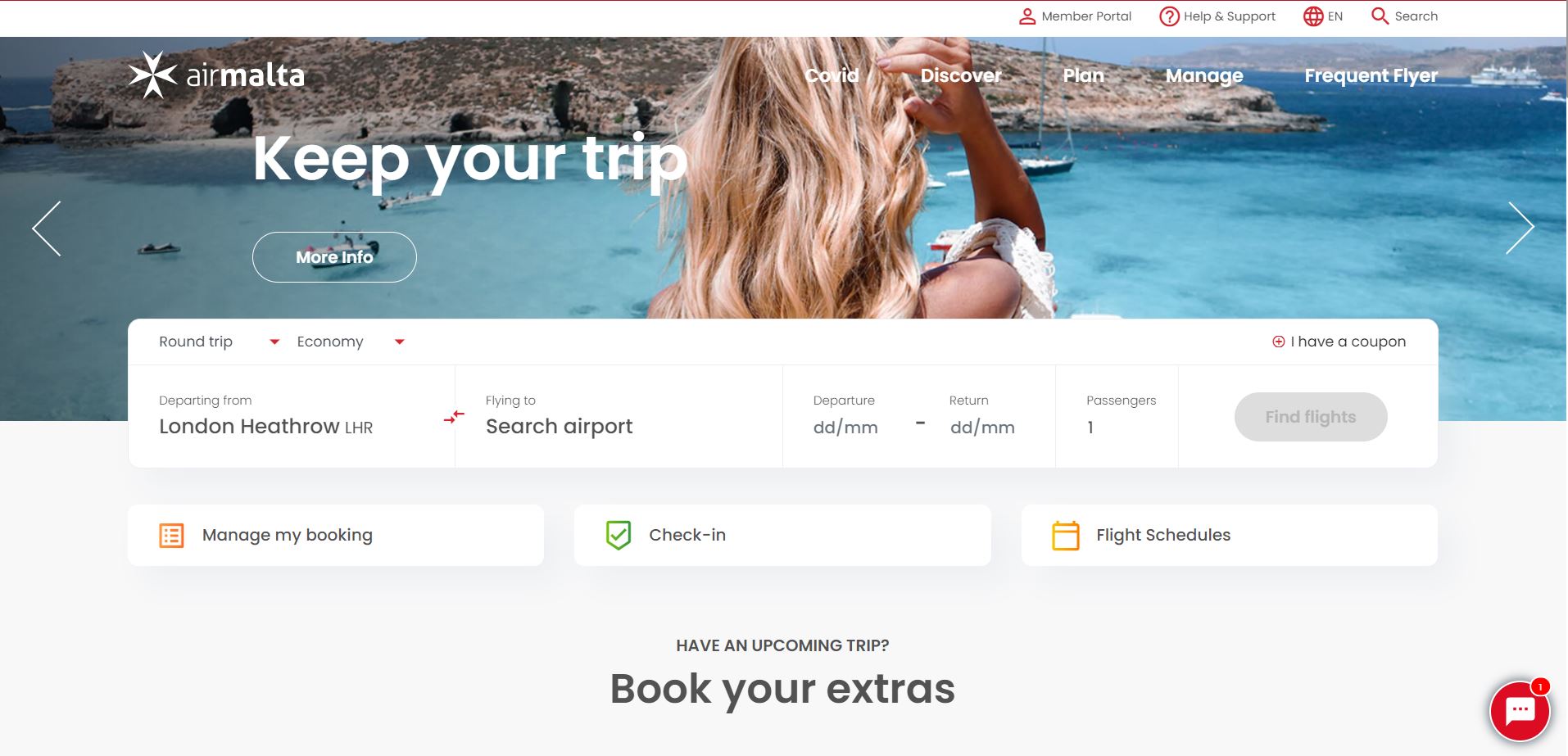 air malta website 