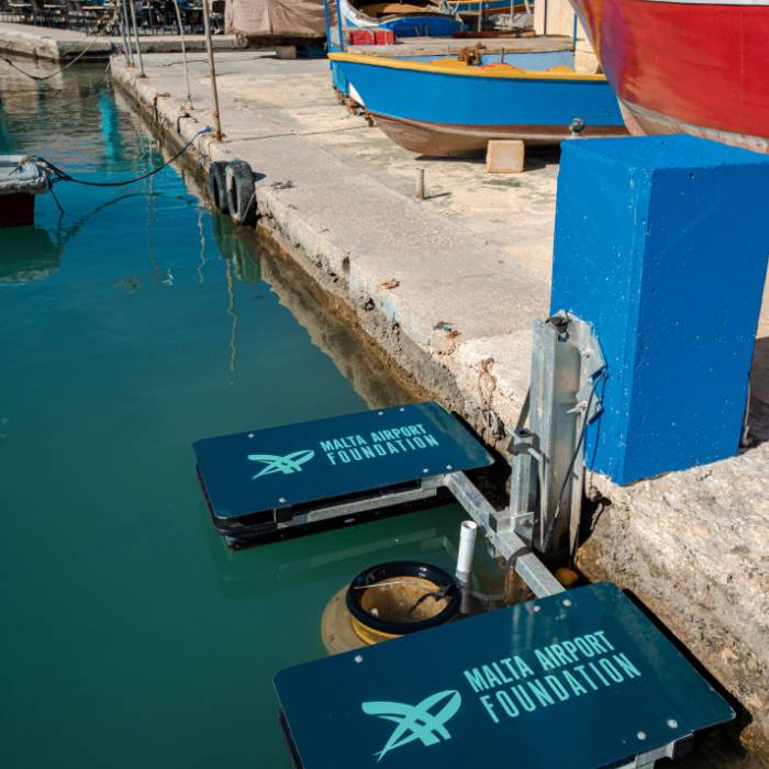 Malta Airport Foundation sponsors two Seabins in Marsaxlokk and Marsascala