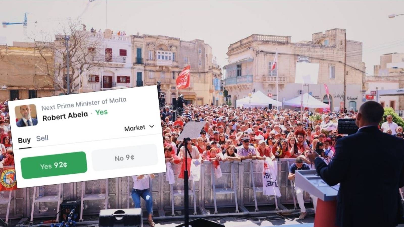 Polymarket bets on Maltese election shoot past $250,000